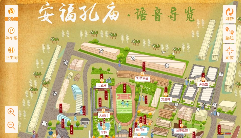 汝阳手绘地图：智慧景区智能化服务的延伸